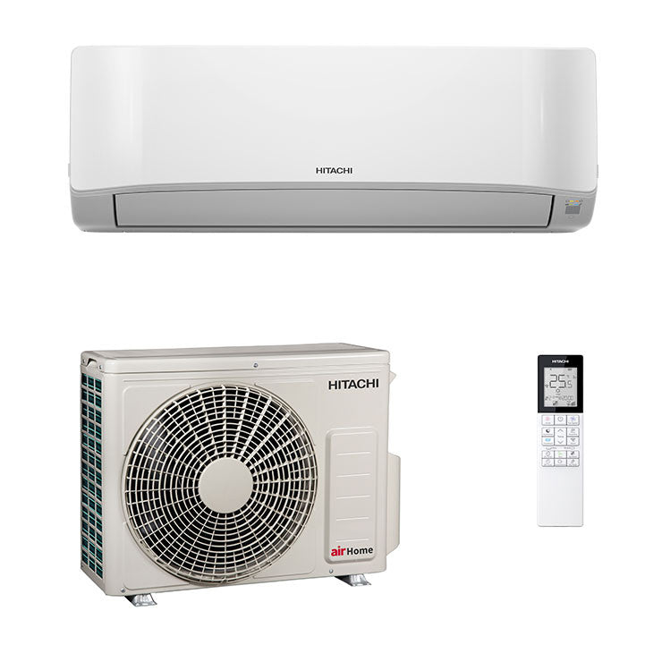 Climatiseur Mural Hitachi Air Home 400 9000 BTU [RAC-DJ25WHAE + RAK-DJ25RHAE]